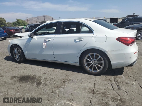 2020 Mercedes-Benz A 220 with VIN W1K3G4EB6LW043095, listed as a Copart auction lot 61063645 with 75,576 mi miles and Clean title. Bid and sale history available at DreamBid. Image 2.