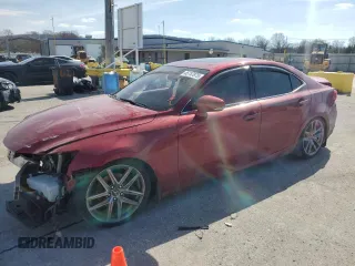 2014 Lexus IS 250 with VIN JTHCF1D21E5013331, listed as a Copart auction lot 45747875 with 166,571 mi miles and Salvage Title. Bid and sale history available at carsss.com. Image 1.