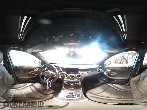 2019 Mercedes-Benz C 300 with VIN 55SWF8EB3KU291873, listed as a Copart auction lot 66107855 with 93,778 mi miles and Salvage title. Bid and sale history available at DreamBid. Image 14.