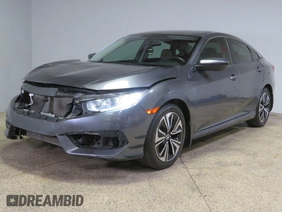 2017 Honda Civic Sedan EX-L with VIN 2HGFC1F70HH645185, listed as a Copart auction lot 88290785 with 132,384 mi miles and Clean Title. Bid and sale history available at carsss.com. Image 4.