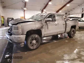 2017 Chevrolet Silverado 1500 LTZ with VIN 1GCVKSEC1HZ126843, listed as a Copart auction lot 44504815 with 118,559 mi miles and Salvage Title. Bid and sale history available at carsss.com. Image 1.