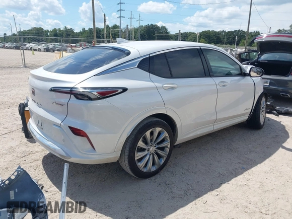 2024 Buick Envista Avenir with VIN KL47LCE21RB044280, listed as a IAAI auction lot 40437497 with Not Provided miles and . Bid and sale history available at DreamBid. Image 4.
