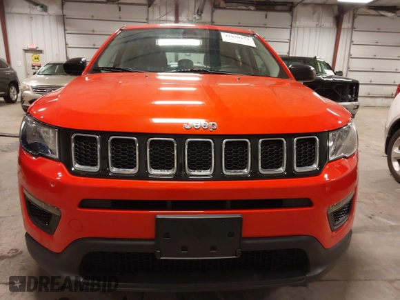 2018 Jeep Compass Sport z VIN 3C4NJDAB3JT402254, wystawiony jako IAAI lot #41830273 z przebiegiem 73 274 mil mil oraz . Historia ofert i sprzedaży dostępna na DreamBid. Obrazek 13.