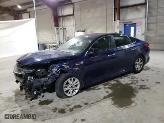 2018 Kia Optima LX with VIN 5XXGT4L34JG224620, listed as a Copart auction lot 87284024 with 121,969 mi miles and Salvage Title. Bid and sale history available at carsss.com. Image 1.
