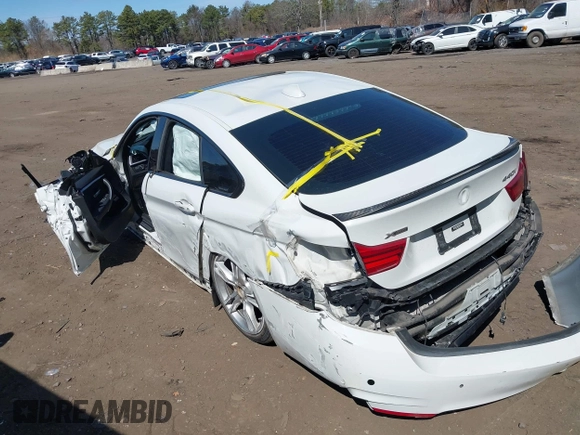 2019 BMW 4 Series 440i xDrive with VIN WBA4J7C58KBM76130, listed as a IAAI auction lot 41885173 with 43,690 mi miles and . Bid and sale history available at carsss.com. Image 13.