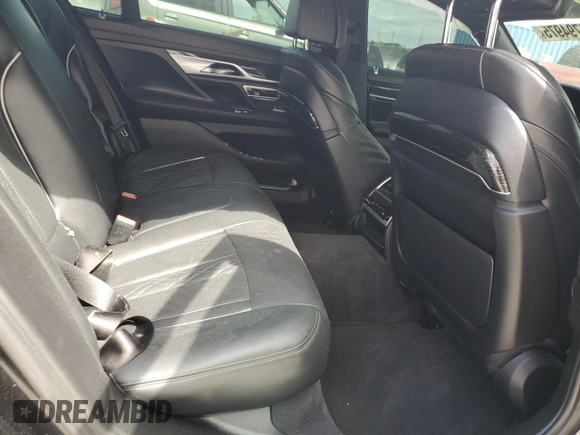 2020 BMW 7 Series 750i xDrive with VIN WBA7U2C0XLCD63029, listed as a Copart auction lot 45794975 with 0 mi miles and Salvage Title. Bid and sale history available at carsss.com. Image 10.