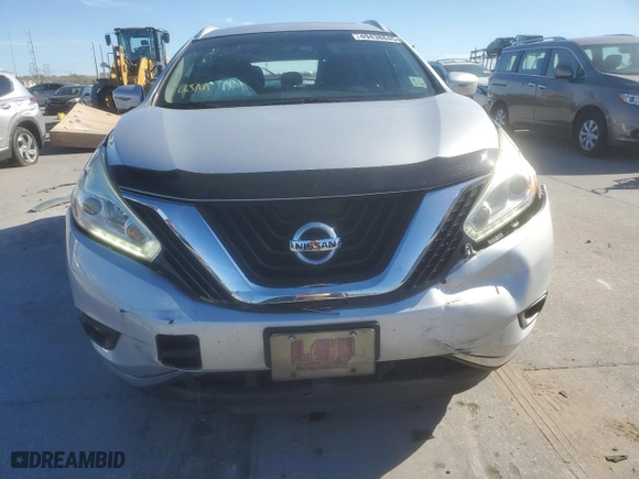 2016 Nissan Murano S with VIN 5N1AZ2MH4GN147386, listed as a Copart auction lot 49438845 with 77,015 mi miles and Salvage Title. Bid and sale history available at carsss.com. Image 5.