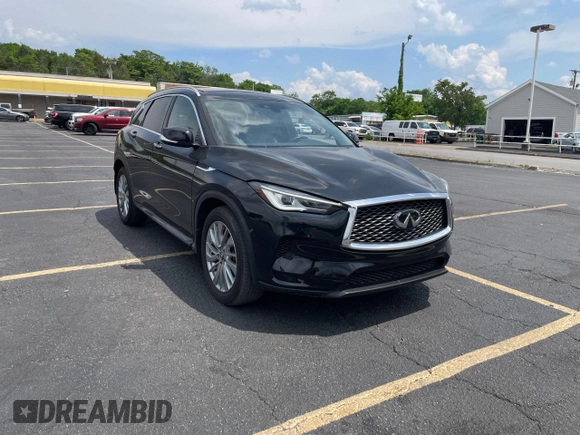 2023 Infiniti QX50 Luxe с VIN 3PCAJ5BA0PF108571, выставлен на аукционе Copart как лот 55844335 с пробегом 14 488 миль миль и Списание • Salvage title. История ставок и продаж доступна на DreamBid. Изображение 1.