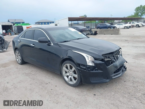 2014 Cadillac ATS Standard RWD with VIN 1G6AA5RA7E0189525, listed as a IAAI auction lot 42157087 with 54,593 mi miles and . Bid and sale history available at DreamBid. Image 1.
