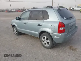 2007 Hyundai Tucson GLS with VIN KM8JM12B37U587239, listed as a IAAI auction lot 41787475 with 215,772 mi miles. Bid and sale history available at carsss.com. Image 3.