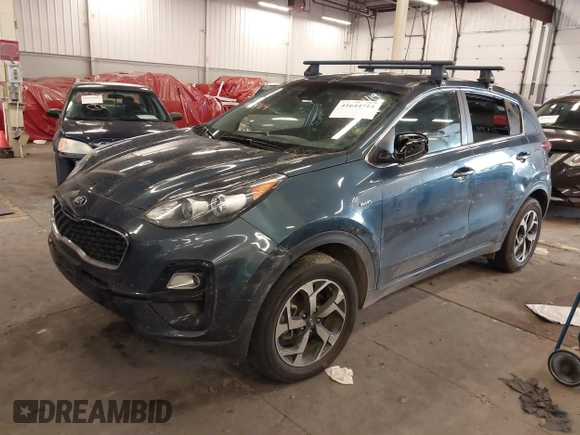 2021 Kia Sportage LX with VIN KNDPMCAC6M7913730, listed as a IAAI auction lot 41644714 with 89,191 mi miles and . Bid and sale history available at carsss.com. Image 22.