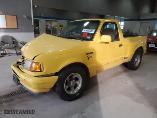 1996 Ford Ranger XLT with VIN 1FTCR10X5TPB17610, listed as a Copart auction lot 42494995 with 309,472 mi miles and Salvage Title. Bid and sale history available at carsss.com. Image 1.