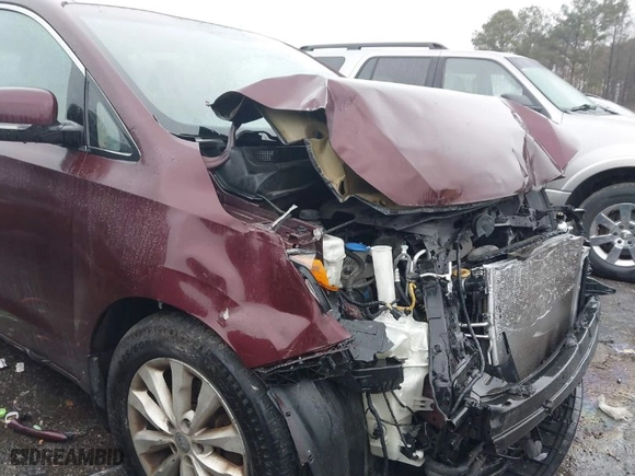2015 Kia Sedona EX with VIN KNDMC5C15F6051042, listed as a IAAI auction lot 41553457 with 1 mi miles. Bid and sale history available at carsss.com. Image 6.