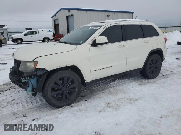 2012 Jeep Grand Cherokee Laredo with VIN 1C4RJFAT4CC335104, listed as a Copart auction lot 45306185 with 120,086 mi miles and Salvage Title. Bid and sale history available at carsss.com. Image 1.