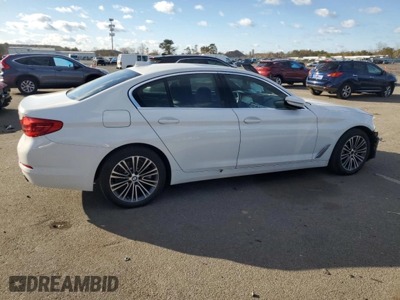 2020 BMW 5 Series 530i xDrive with VIN WBAJR7C09LCE07428, listed as a Copart auction lot 44449835 with 57,440 mi miles and Salvage title. Bid and sale history available at DreamBid. Image 3.