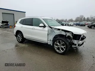 2020 BMW X3 xDrive30i with VIN 5UXTY5C02LLT32702, listed as a Copart auction lot 51238085 with 56,033 mi miles and Salvage Title. Bid and sale history available at DreamBid. Image 15.