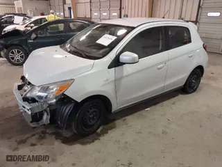 2022 Mitsubishi Mirage ES with VIN ML32AUHJ3NH001715, listed as a IAAI auction lot 41070426 with 54,682 mi miles. Bid and sale history available at carsss.com. Image 2.
