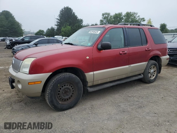 2004 Mercury Mountaineer Convenience with VIN 4M2ZU86K84UJ14100, listed as a Copart auction lot 62546425 with 178,180 mi miles and Salvage title. Bid and sale history available at DreamBid. Image 1.