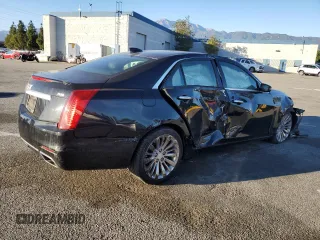 2016 Cadillac CTS Premium Collection RWD with VIN 1G6AT5SS8G0185760, listed as a Copart auction lot 87536205 with 42,480 mi miles and Salvage title. Bid and sale history available at DreamBid. Image 3.
