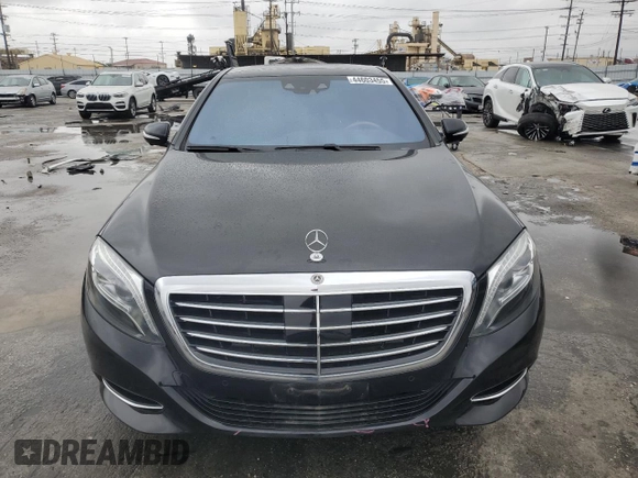 2015 Mercedes-Benz S 550 with VIN WDDUG8CB2FA130184, listed as a Copart auction lot 44603455 with 107,520 mi miles and Salvage Title. Bid and sale history available at carsss.com. Image 5.