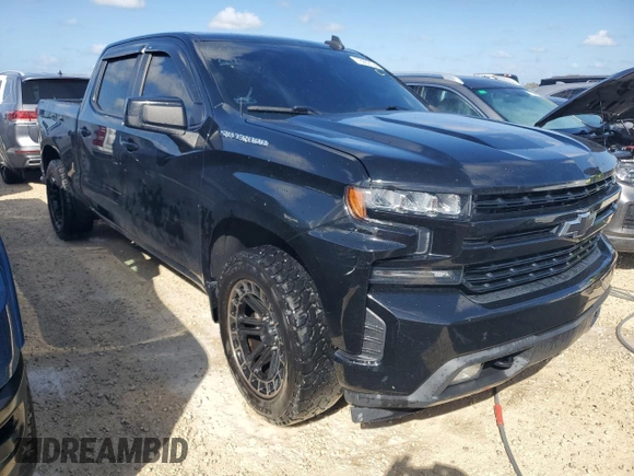2020 Chevrolet Silverado 1500 RST with VIN 3GCPWDED5LG214689, listed as a Copart auction lot 76002194 with Not Provided miles and Non Repairable. Bid and sale history available at DreamBid. Image 4.