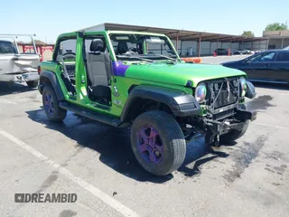 2019 Jeep Wrangler Unlimited Sport S с VIN 1C4HJXDN0KW670114, выставлен на аукционе IAAI как лот 42371823 с пробегом Не указан миль и . История ставок и продаж доступна на DreamBid. Изображение 1.