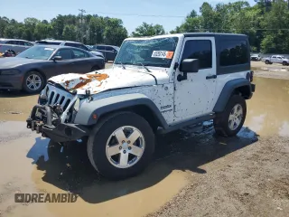 2014 Jeep Wrangler Sport with VIN 1C4AJWAG9EL178656, listed as a Copart auction lot 55293145 with 89,240 mi miles and Salvage title. Bid and sale history available at DreamBid. Image 1.