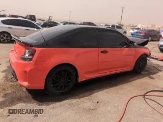 2015 Scion tC with VIN JTKJF5C77FJ008164, listed as a Copart auction lot 51123945 with 190,148 mi miles and Salvage Title. Bid and sale history available at carsss.com. Image 3.