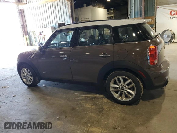 2012 MINI Countryman S with VIN WMWZC5C56CWL61976, listed as a Copart auction lot 62948195 with 122,507 mi miles and Clean title. Bid and sale history available at DreamBid. Image 2.