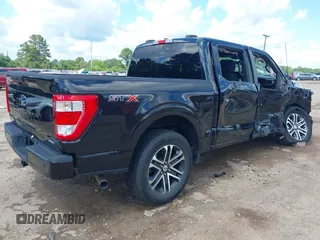 2023 Ford F-150 XL with VIN 1FTEW1CP3PKE31756, listed as a IAAI auction lot 42242178 with 15,370 mi miles and . Bid and sale history available at DreamBid. Image 4.