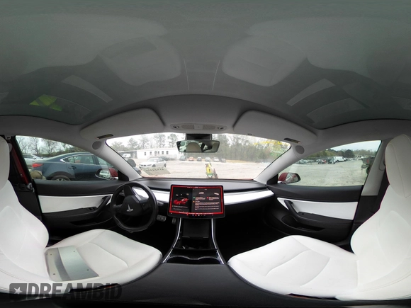 2018 Tesla Model 3 Long Range Battery with VIN 5YJ3E1EB7JF055384, listed as a IAAI auction lot 41924325 with 52,039 mi miles and . Bid and sale history available at DreamBid. Image 17.