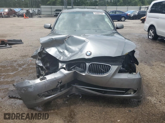 2008 BMW 5 Series 528i with VIN WBANU53528CT06591, listed as a Copart auction lot 64806784 with 208,345 mi miles and Salvage Title. Bid and sale history available at DreamBid. Image 5.