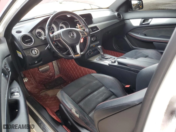 2013 Mercedes-Benz C-Class C 250 with VIN WDDGJ4HB6DG025755, listed as a Copart auction lot 52239375 with 85,012 mi miles and Salvage Title. Bid and sale history available at carsss.com. Image 8.