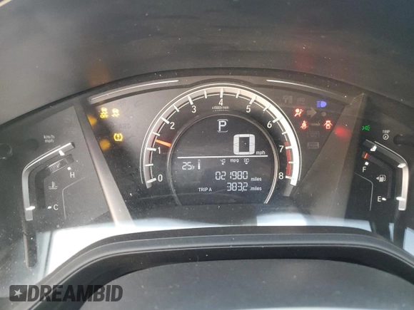 2019 Honda CR-V LX with VIN 2HKRW6H32KH229616, listed as a Copart auction lot 87234024 with 21,980 mi miles and Salvage Title. Bid and sale history available at DreamBid. Image 9.