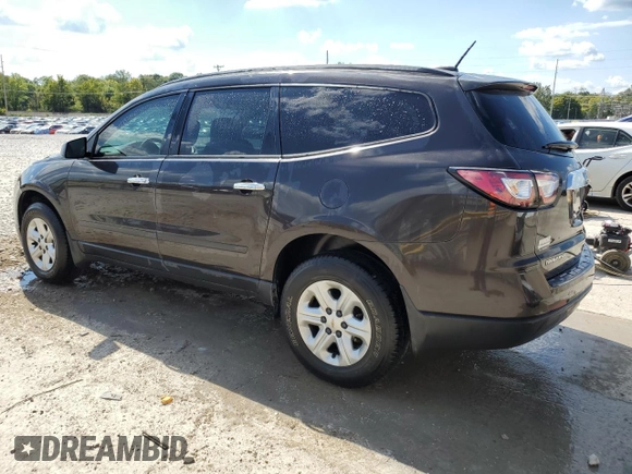 2017 Chevrolet Traverse LS with VIN 1GNKRFED3HJ134530, listed as a Copart auction lot 72185844 with 82,427 mi miles and Salvage Title. Bid and sale history available at DreamBid. Image 2.