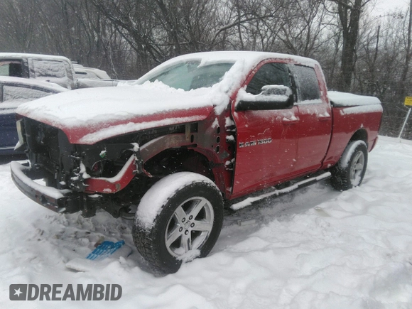 2012 Ram 1500 Sport with VIN 1C6RD7HTXCS335964, listed as a IAAI auction lot 41262608 with 86,673 mi miles and . Bid and sale history available at DreamBid. Image 2.