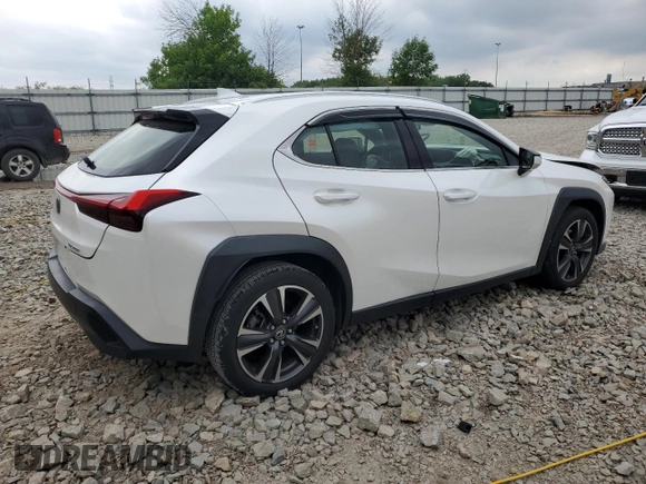2019 Lexus UX 200 z VIN JTHY3JBH5K2011827, wystawiony jako Copart lot #60701205 z przebiegiem 55 736 mil mil oraz Szkoda całkowita • Salvage title. Historia ofert i sprzedaży dostępna na DreamBid. Obrazek 3.