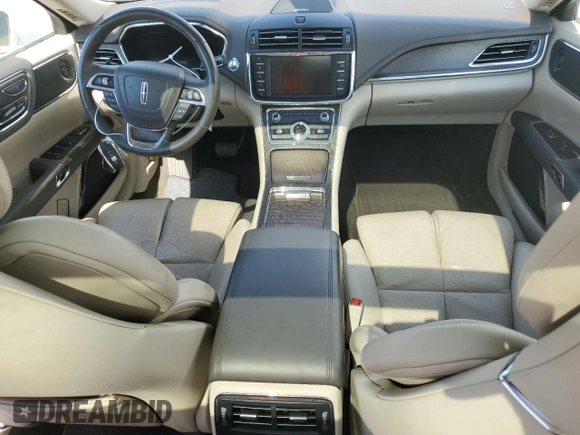 2017 Lincoln Continental Reserve with VIN 1LN6L9RP7H5608176, listed as a Copart auction lot 58508574 with 61,002 mi miles and Salvage Title. Bid and sale history available at carsss.com. Image 8.