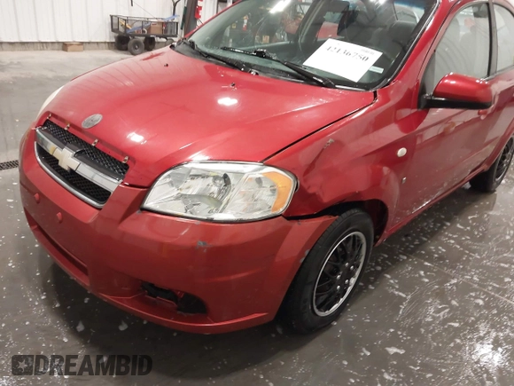 2009 Chevrolet Aveo 1LT with VIN KL1TD56E19B612668, listed as a IAAI auction lot 42136750 with 110,933 mi miles and . Bid and sale history available at DreamBid. Image 6.