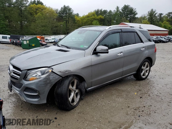 2016 Mercedes-Benz GLE 350 with VIN 4JGDA5HB7GA691917, listed as a Copart auction lot 55481745 with 118,782 mi miles and Salvage title. Bid and sale history available at DreamBid. Image 1.