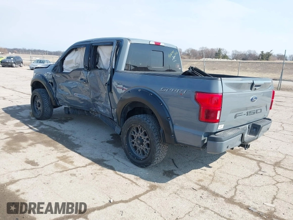 2019 Ford F-150 XL with VIN 1FTEW1EP5KKC25201, listed as a IAAI auction lot 41698263 with 88,795 mi miles. Bid and sale history available at carsss.com. Image 3.