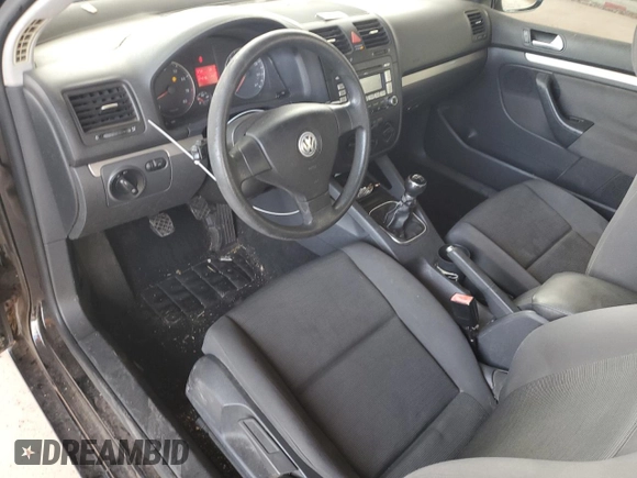 2008 Volkswagen Rabbit S with VIN WVWAA71K98W097752, listed as a Copart auction lot 47844695 with 124,036 mi miles and Salvage title. Bid and sale history available at DreamBid. Image 8.