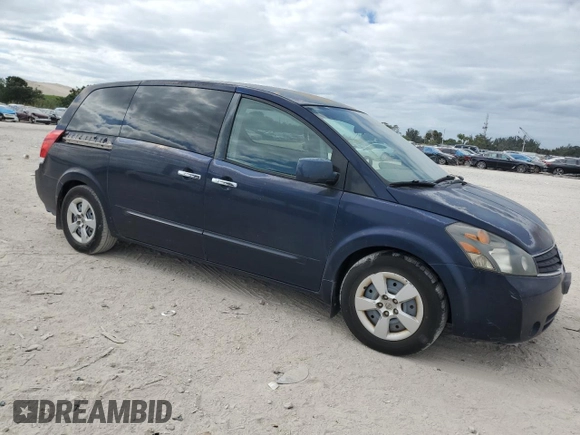 2009 Nissan Quest S with VIN 5N1BV28U09N101256, listed as a Copart auction lot 81488944 with 72,969 mi miles and Clean Title. Bid and sale history available at carsss.com. Image 4.