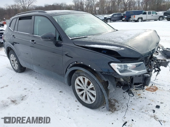 2020 Volkswagen Tiguan S with VIN 3VV0B7AXXLM080652, listed as a IAAI auction lot 41379678 with 46,330 mi miles and . Bid and sale history available at DreamBid. Image 1.