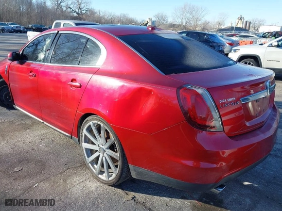 2010 Lincoln MKS with VIN 1LNHL9DR4AG611435, listed as a IAAI auction lot 41445316 with 1 miles. Bid and sale history available at carsss.com. Image 3.