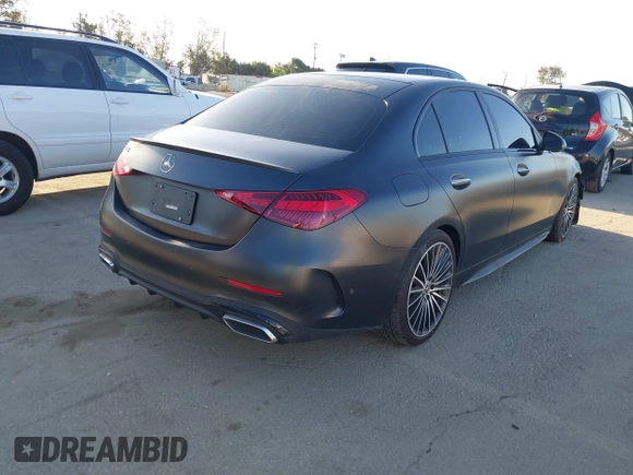 2024 Mercedes-Benz C 300 with VIN W1KAF4GB9RR172009, listed as a IAAI auction lot 41943081 with 17,936 mi miles and . Bid and sale history available at DreamBid. Image 4.