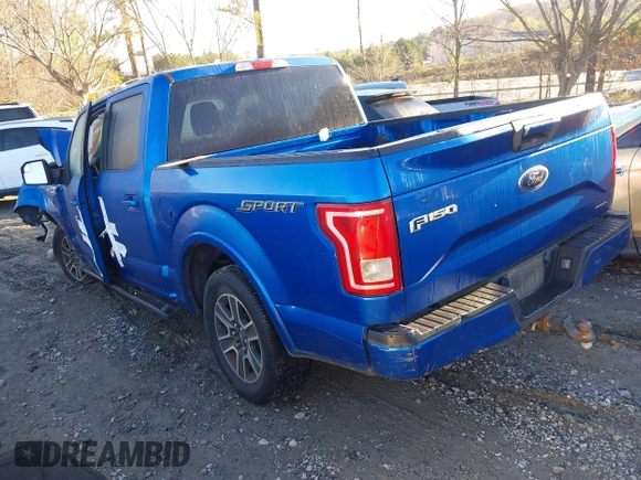 2015 Ford F-150 XL with VIN 1FTEW1CF4FFB55487, listed as a IAAI auction lot 41867754 with 213,454 mi miles. Bid and sale history available at carsss.com. Image 3.