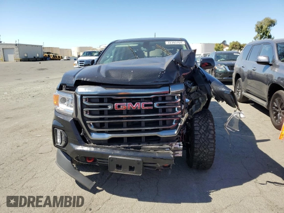 2021 GMC Canyon 4WD AT4 w/Cloth with VIN 1GTG6FEN4M1268263, listed as a Copart auction lot 72393764 with 42,249 mi miles and Salvage Title. Bid and sale history available at carsss.com. Image 5.