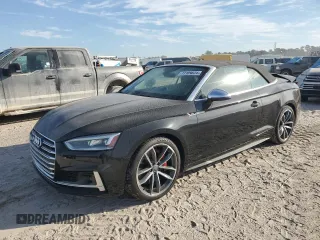 2018 Audi S5 Prestige z VIN WAU24GF58JN006199, wystawiony jako Copart lot #77109624 z przebiegiem 43 399 mil mil oraz Szkoda całkowita • Salvage title. Historia ofert i sprzedaży dostępna na DreamBid. Obrazek 1.