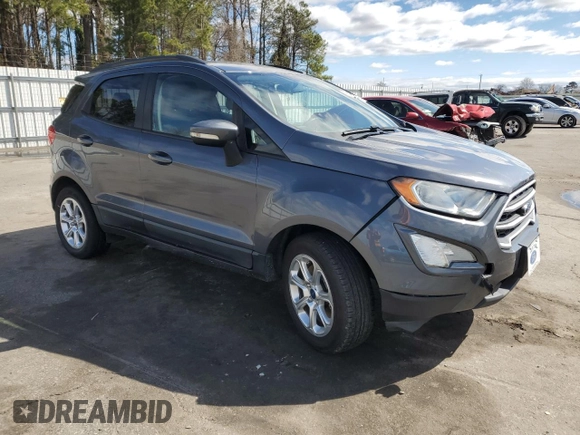 2018 Ford EcoSport SE with VIN MAJ3P1TE9JC233998, listed as a Copart auction lot 47965255 with 65,317 mi miles and Salvage Title. Bid and sale history available at DreamBid. Image 4.